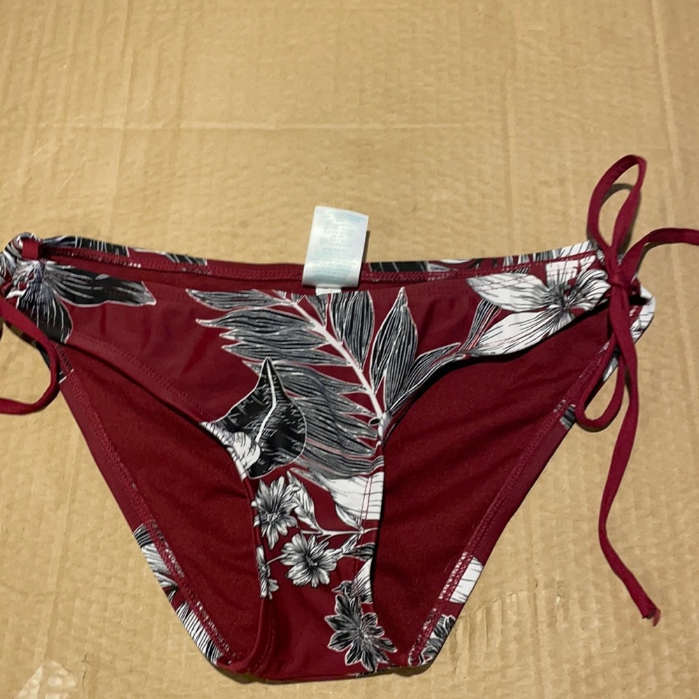 Maroon kona sol bikini bottoms